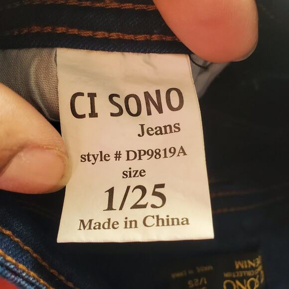 Ci Sono High Waist Skinny Jeans 1/25 - Picture 7 of 7